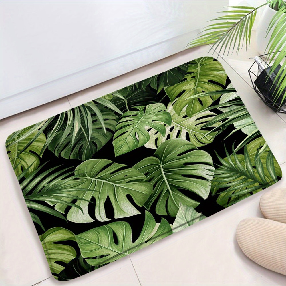 tropisches monstera blatt badematte grner dschungel - Temu Austria