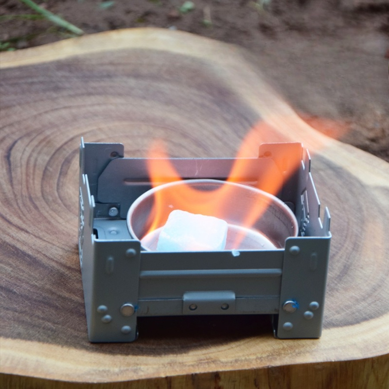 Outdoor Foldable Stove Set for Hiking and Camping