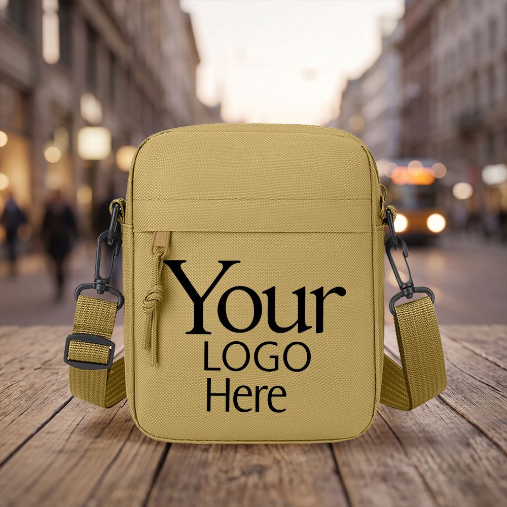 TEMU Personalized Custom Name/logo & Photo Crossbody Bag - Adjustable Strap, Suitable For Daily Commuting,, Gym, Travel - Unisex Small Daypack With