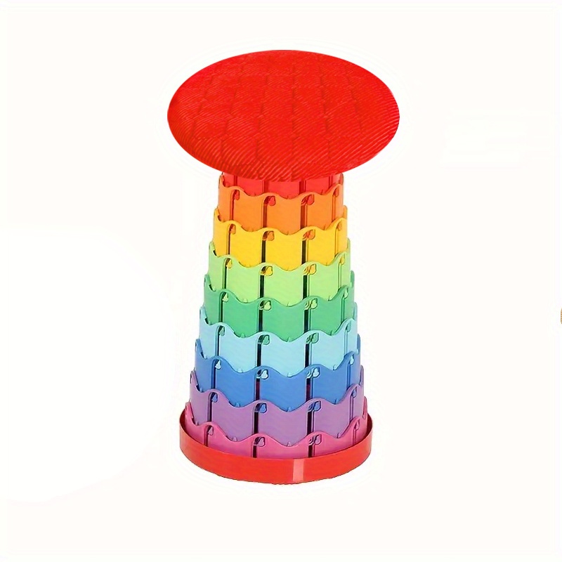 TEMU 2pcs Round Elastic Stool Cover Non Slip Protector For Indoor Outdoor Home Decor Fit Stool Diameter 9.8 To 11.8in 25 To 30cm Seat Thickness 1.2in