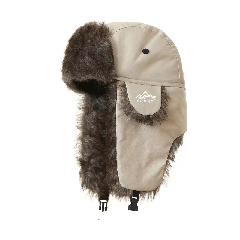 TEMU Bonnet Trapper d'Hiver pour Homme Doublé en , Bonnet Coupe-Vent pour les Oreilles au Chaud, pour de Neige, Tenue Quotidienne d'Extérieur