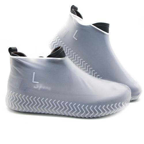 1 Pair Rain Shoe Covers Outdoor Non-Slip Rain Boot Overshoes Walking Reusable Shoe Cover S/M/L/XL Large