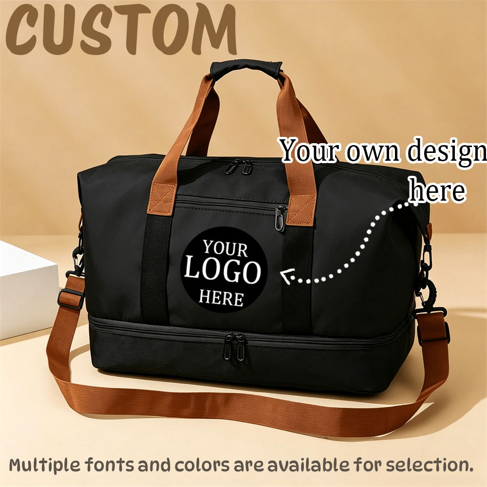 TEMU Aanpasbare LOGO Sporttas Handtas - Modieuze Contrast Reistas - Outdoor Sport Fitness Tas - Schouder Crossbody Handheld Tas - Hardloop Tas met