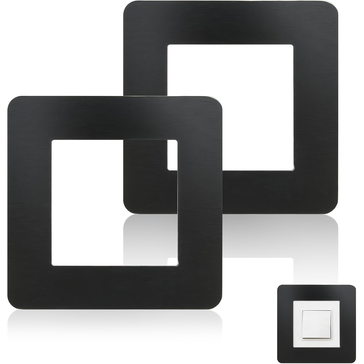TEMU 2pcs Housses de protection décoratives pour interrupteurs, protections murales pour interrupteurs, boîtiers décoratifs pour prises
