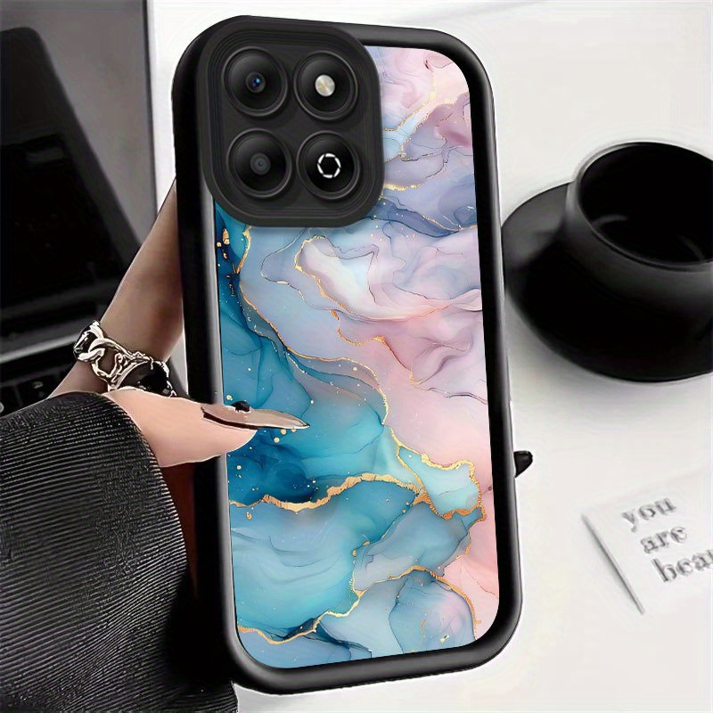 TEMU Phone Case: Suitable 200 Smart, 90 Lite, 90 Pro, Magic 5, 6, 7 Lite. Marble-patterned Phone Case, Couple's Style, Holiday Gift. Suitable X8a,