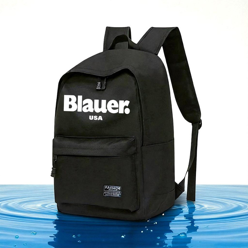 1pc  -style large capacity backpack - heavy-duty school, work, travel backpack with adjustable padded shoulder straps, zipper closure, lightweight & durable construction, black with   logo - compatible with laptop bags & accessories for college, business, travel - ideal for students & professionals, backpack for college students, aesthetic backpack, black backpack for school, backpack with laptop compartment, bag pack for students, for teenager 0