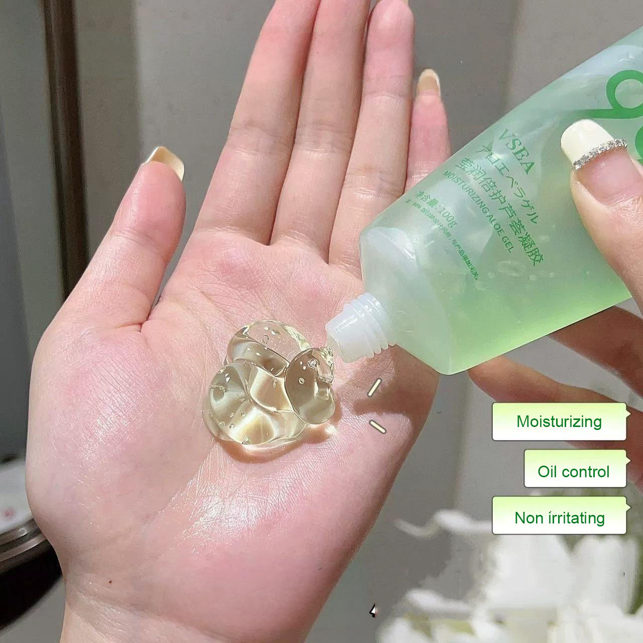 Gel de Aloe Vera 99% - 100g Cremă Hidratantă pentru Față și Corp pentru Bărbați și Femei, Toate Tipurile de Piele, Gel Hidratant Hipolergenic cu Ingrediente Naturale, Îngrijire Post-Solară, Gel pentru Corp | Senzație Răcoritoare | Formulă Blândă, Gel de Aloe Vera pentru Față