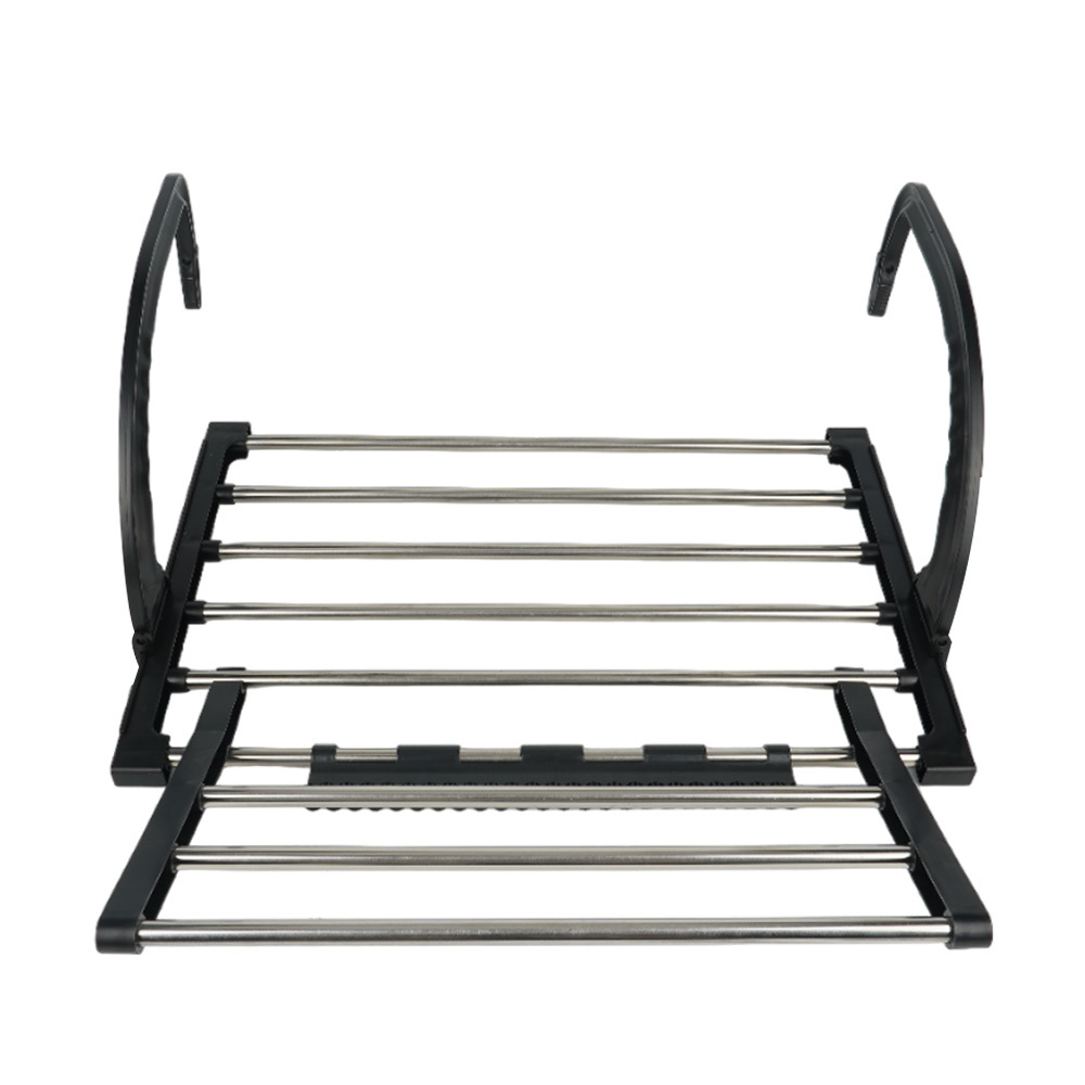 Drying Rack Compact Foldable Shoe Dryer Suitable For Balcony Hallway Window And Railing Hanging Drying, Cooking