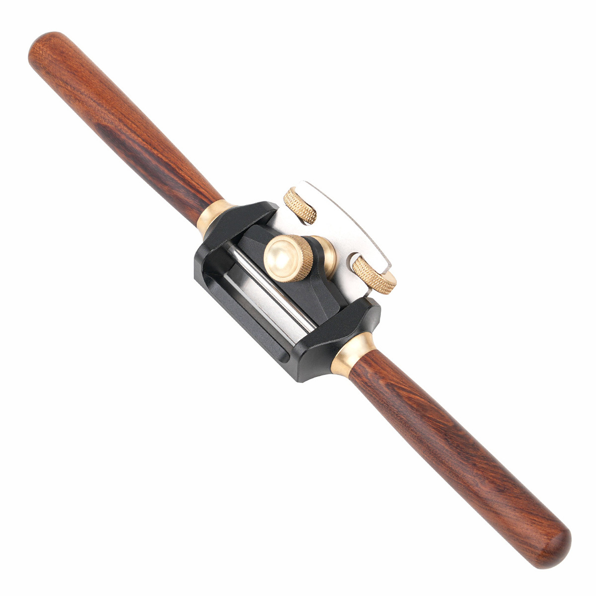 E-shop Verstellbarer Zweihand-Mini-, Aluminium Holzbearbeitungs-Schneidhobel Spokeshave Hand-Trimmwerkzeug Manueller Holzhobel