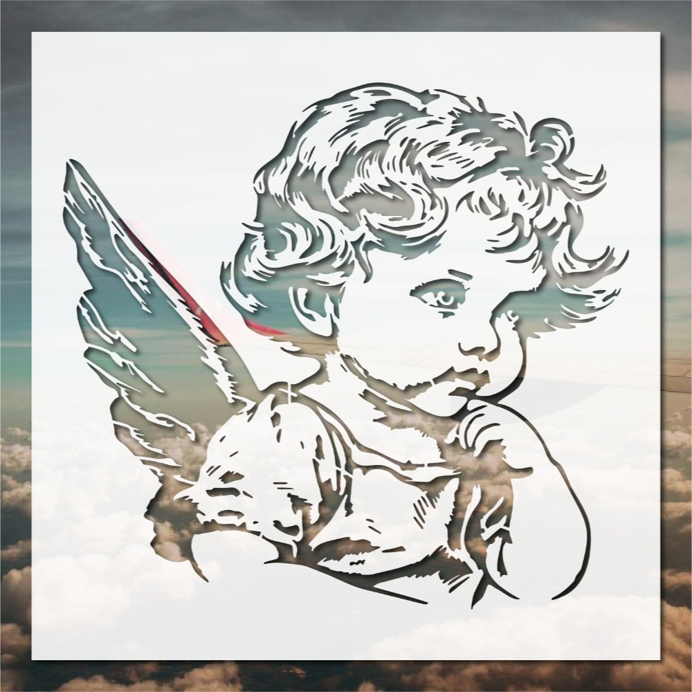 angel stencil sold on Temu United States, image size:1000x1000