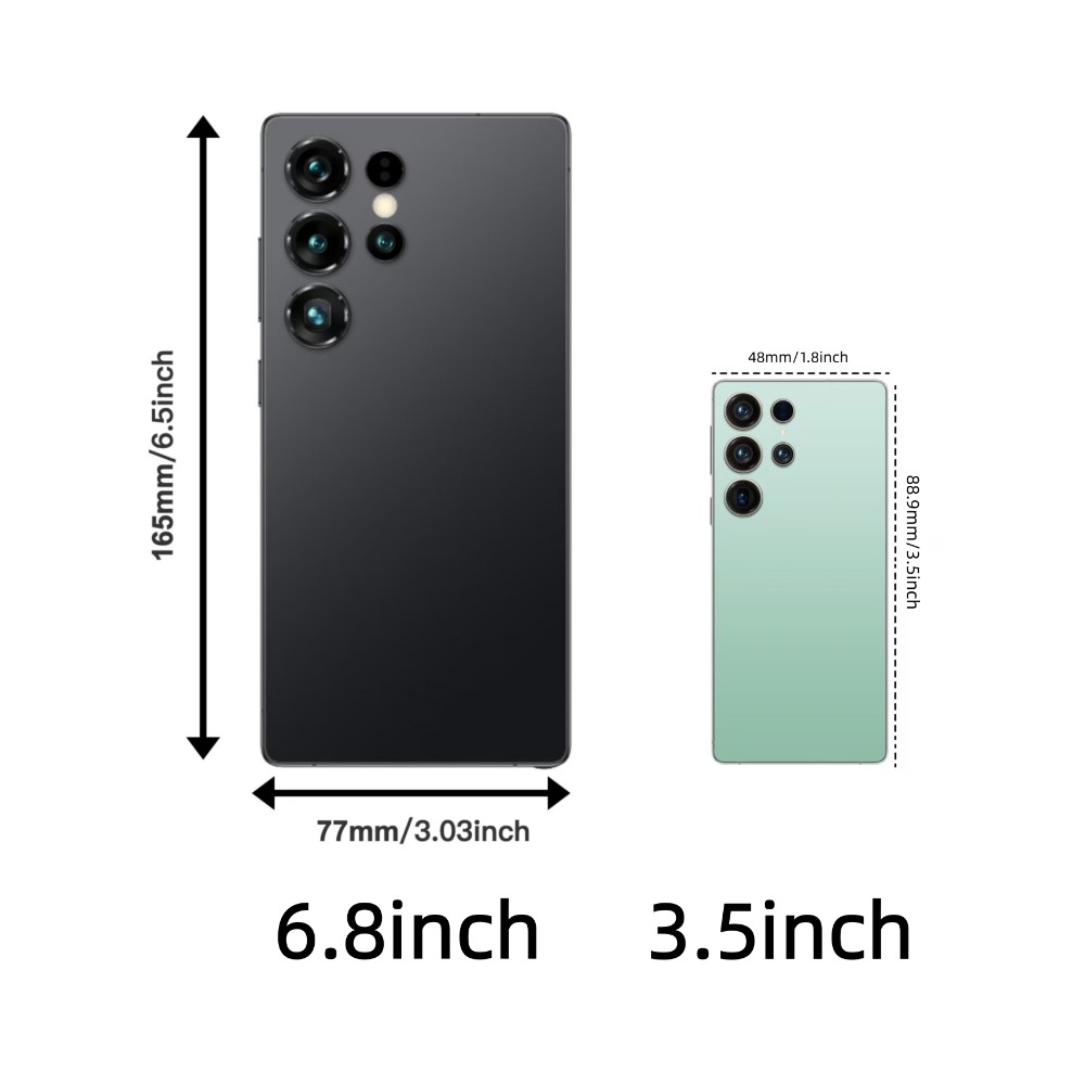 2026 flagship smartphone unlocked cell phones unlocked 5g smartphone 6 8 inch 3 5 inch high definition large screen options 3gb 64gb   gps navigation type c fast charge full additions Product details 2