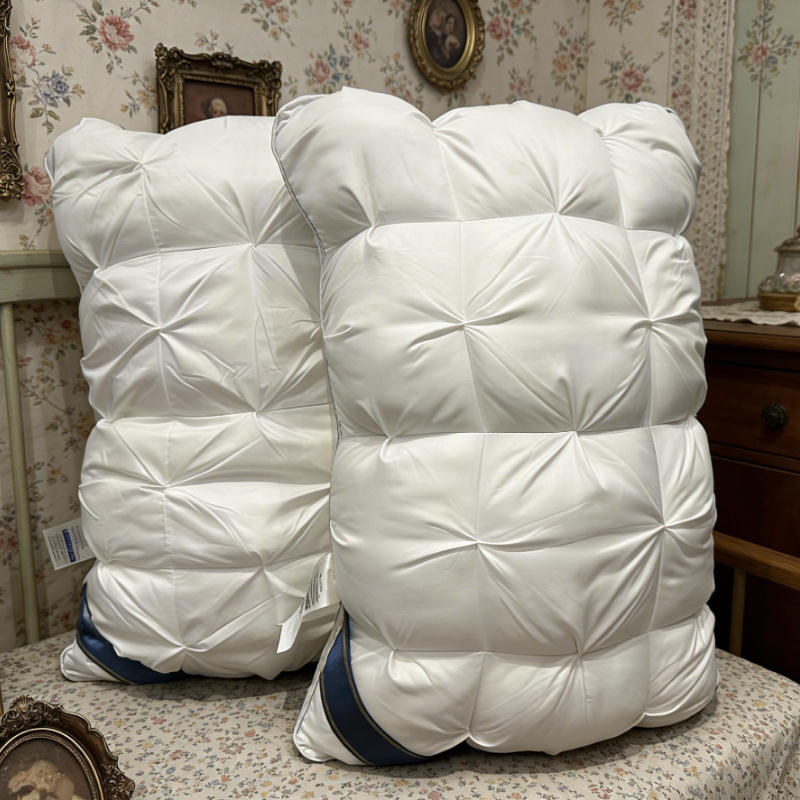 2 Pack 5-Star Hotel Luxury Pillows, Polyester Filling, Suitable for All Seasons. Ideal for RV, Home and Bedroom. Size: 48.26x73.66cm