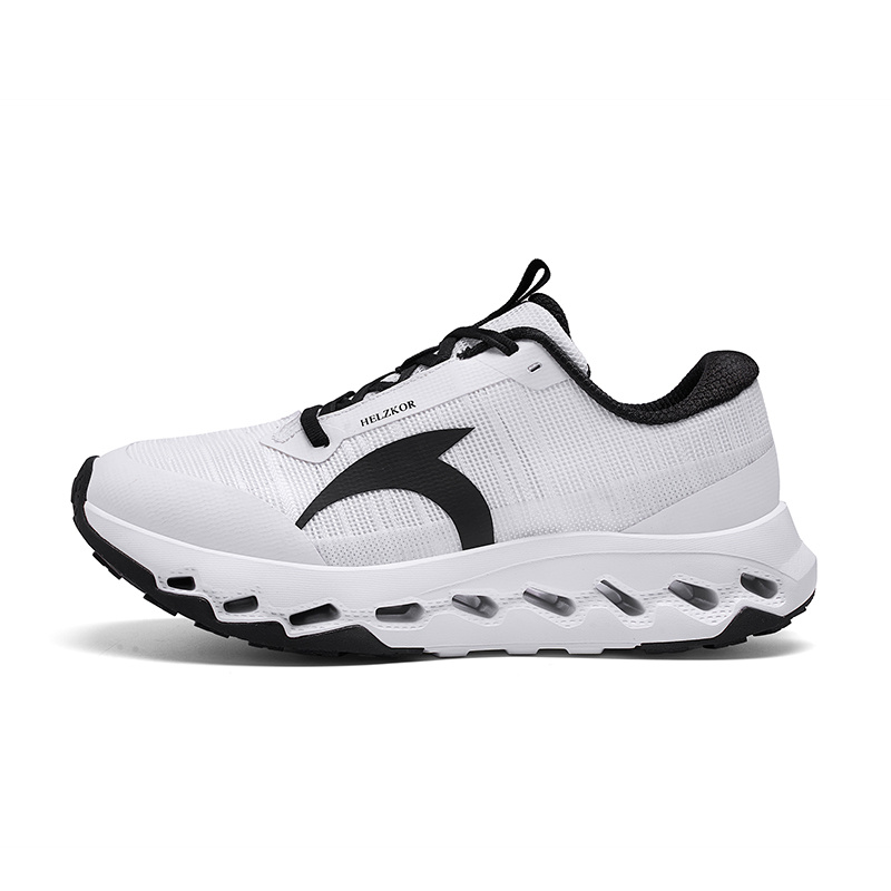 Men'S Comfortable Fashionable Durable Outdoor Hiking Running Shoes | Faux Upper, Rubber Sole, Fabric Inner, Lace Closure, Pointed Toe, Suitable for Casual and Sports, Solid Color, Low Top