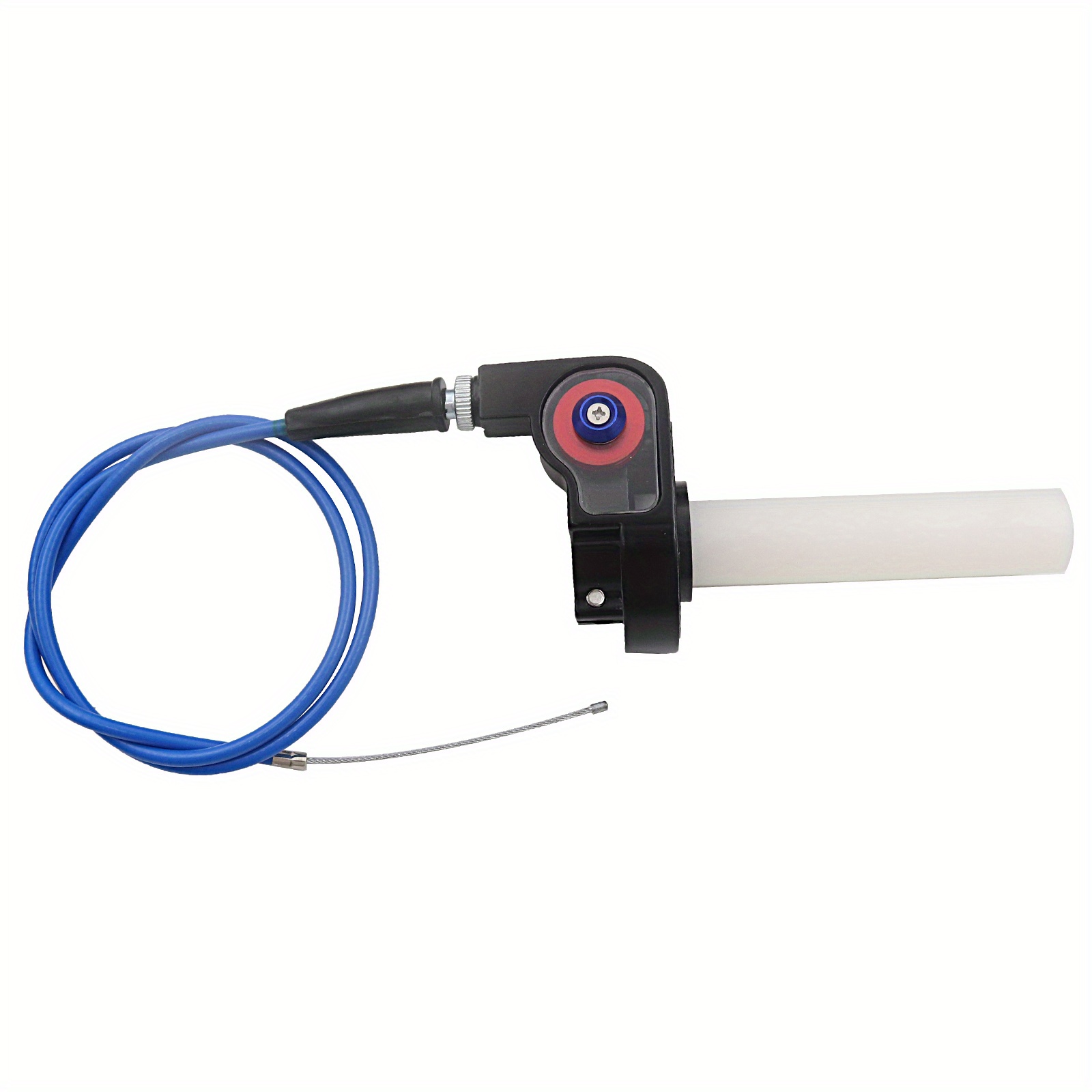 TEMU Motorcycle Visual 1/ 4 Throttle Grips & Twist Gas Throttle Handle 1200mm Throttle Cable Dirt Pit Bike Motocross