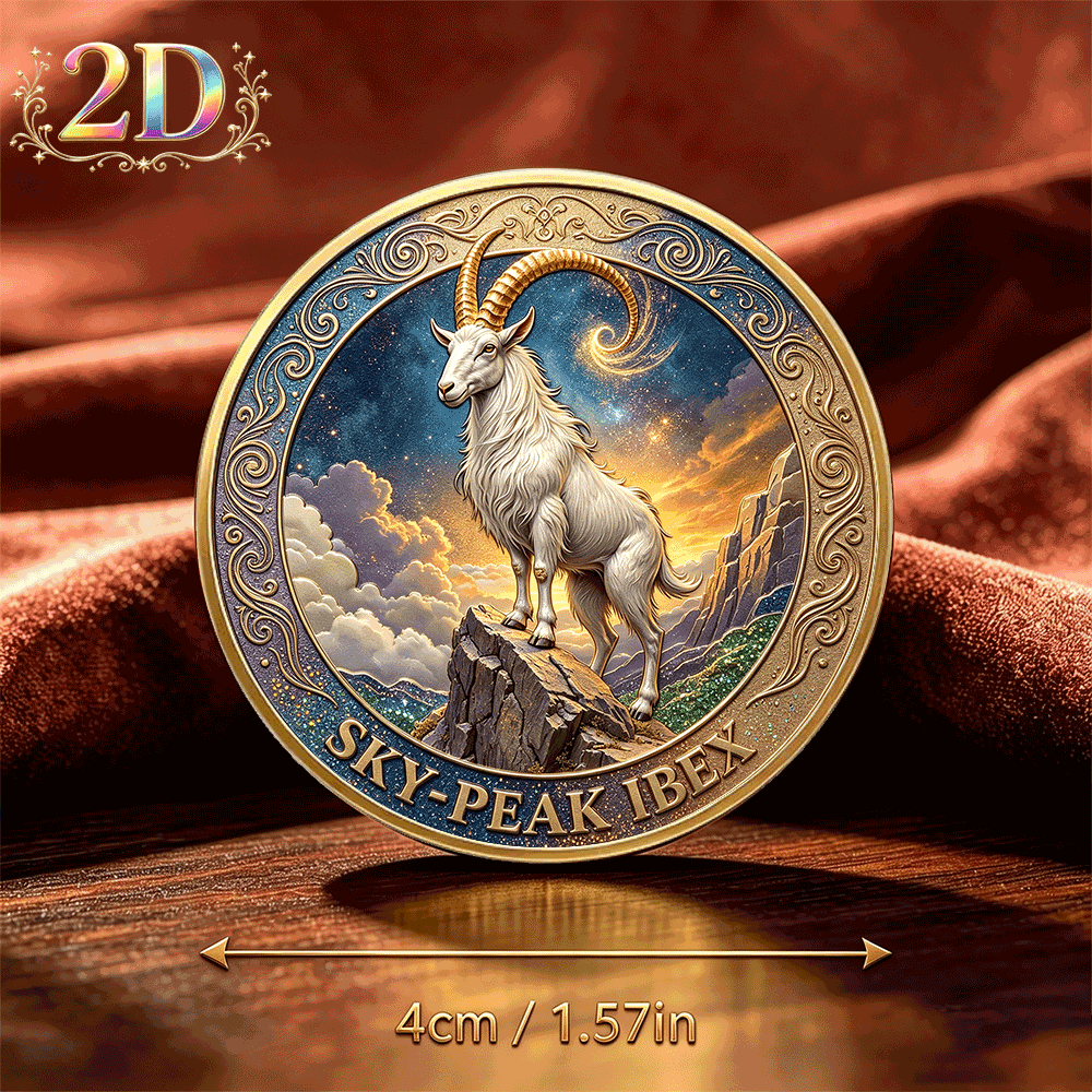 Celestial Northern Capricorn Double-Sided Commemorative Coin