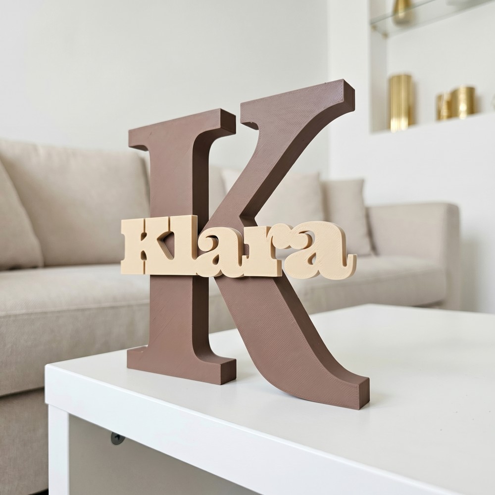 TEMU Plaque nominative personnalisée en PVC, plaque signalétique à double couche, présentoir de nom moderne pour bureau, cadeau personnalisé pour