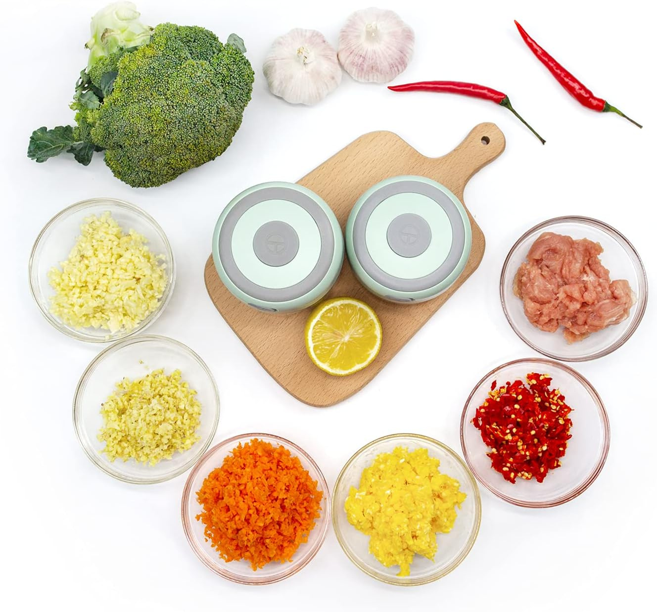 electric mini garlic chopper, portable rechargeable food processor with usb, stainless steel blades, garlic blender for garlic, onion, meat, chili,   tool( ), garlic mincer, meal prep tool, food preparation, portable chopper, handheld blender,   chopping, durable plastic, meat grinder, onion chopper,  , cooking enthusiasts Product details 4