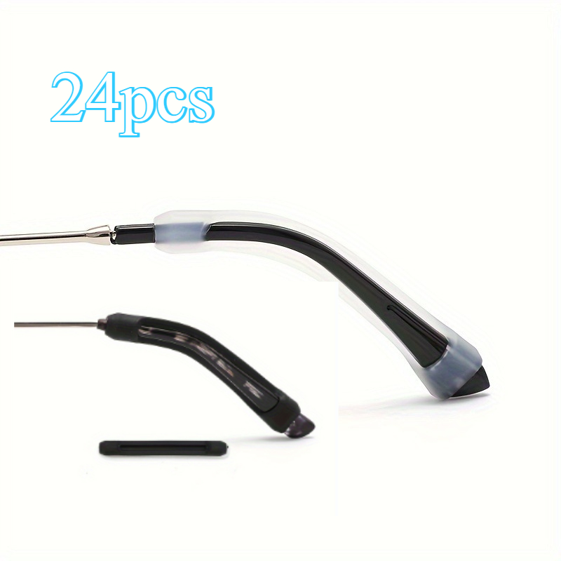 24pcs Pack Anti-slip Eyeglass Ear Hooks Suitable For &, Comfortable Ear With Pressure, Durable Non-slip Ear Hooks For Glasses, For Wear, Suitable For, Airplane, Computer Use