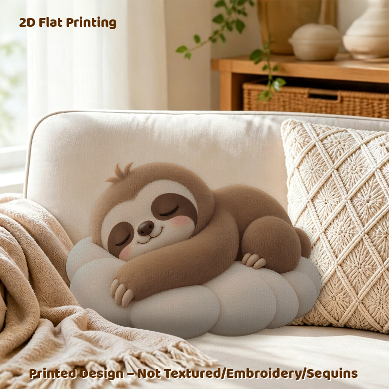 TEMU Coussin décoratif de dormant , impression 2D, avec âme de coussin, amusant en peluche douce pour canapé et sofa