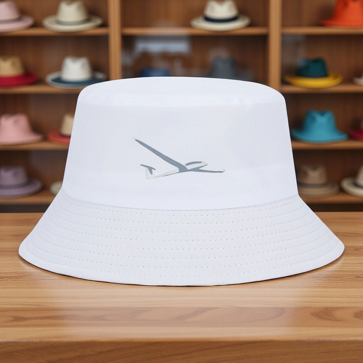 TEMU 1pc Chapeau de Pêcheur Léger et en Polyester avec Imprimé Glider - Respirant, Élastique pour Sports Extérieurs & Sorties Décontractées, Design