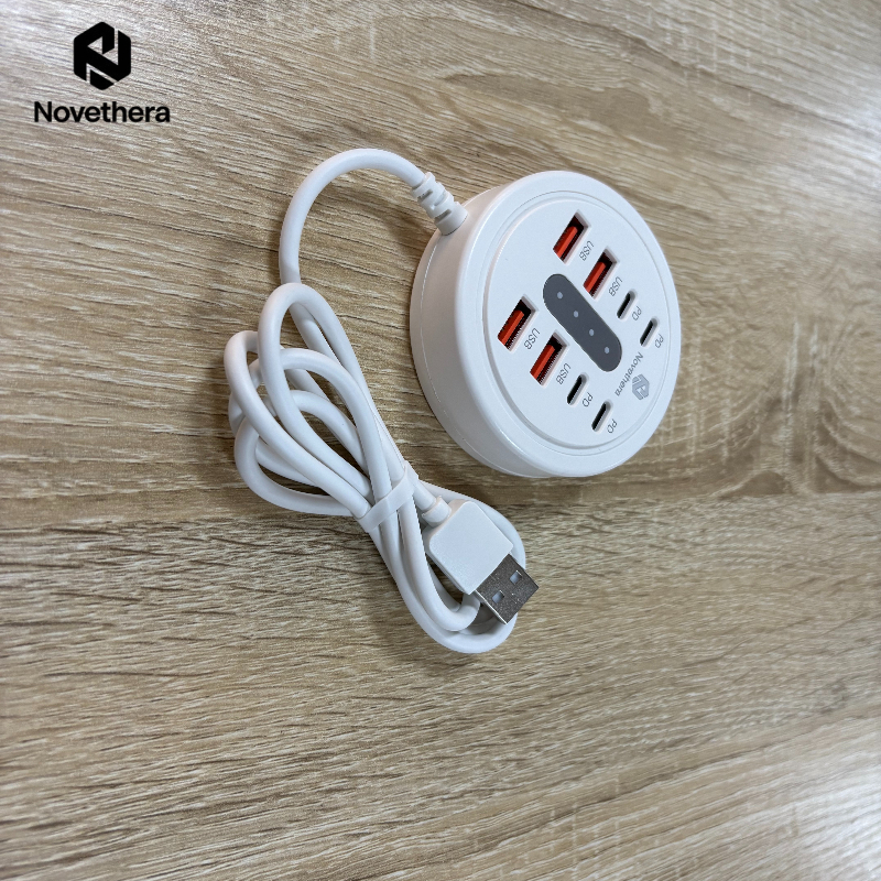 TEMU 66w Usb-c Fast Charging , Model - 4*type-c Pd   4*usb-a Ports, Compatible With Usb Hubs, Usb Adapters, And Usb-c Hubs, Supports Type-c