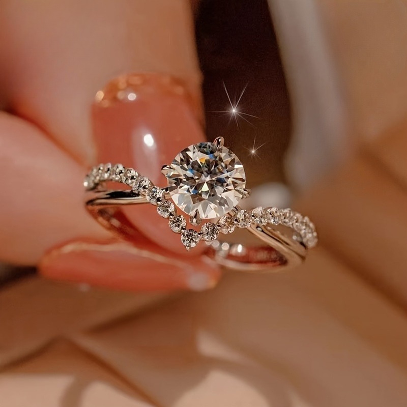 Heart-Shaped Synthetic Stone Ring, Valentine's Gift