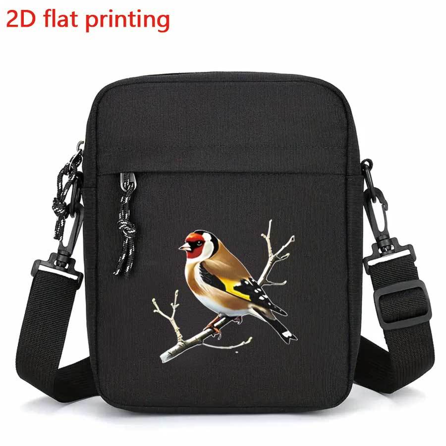 TEMU Bolso de Cintura Casual de Moda, Estampado de Europeo, Bolso Pequeño Portátil para Hombres, Estilo, Bandolera, Mochila Pequeña de Viaje, Bolso