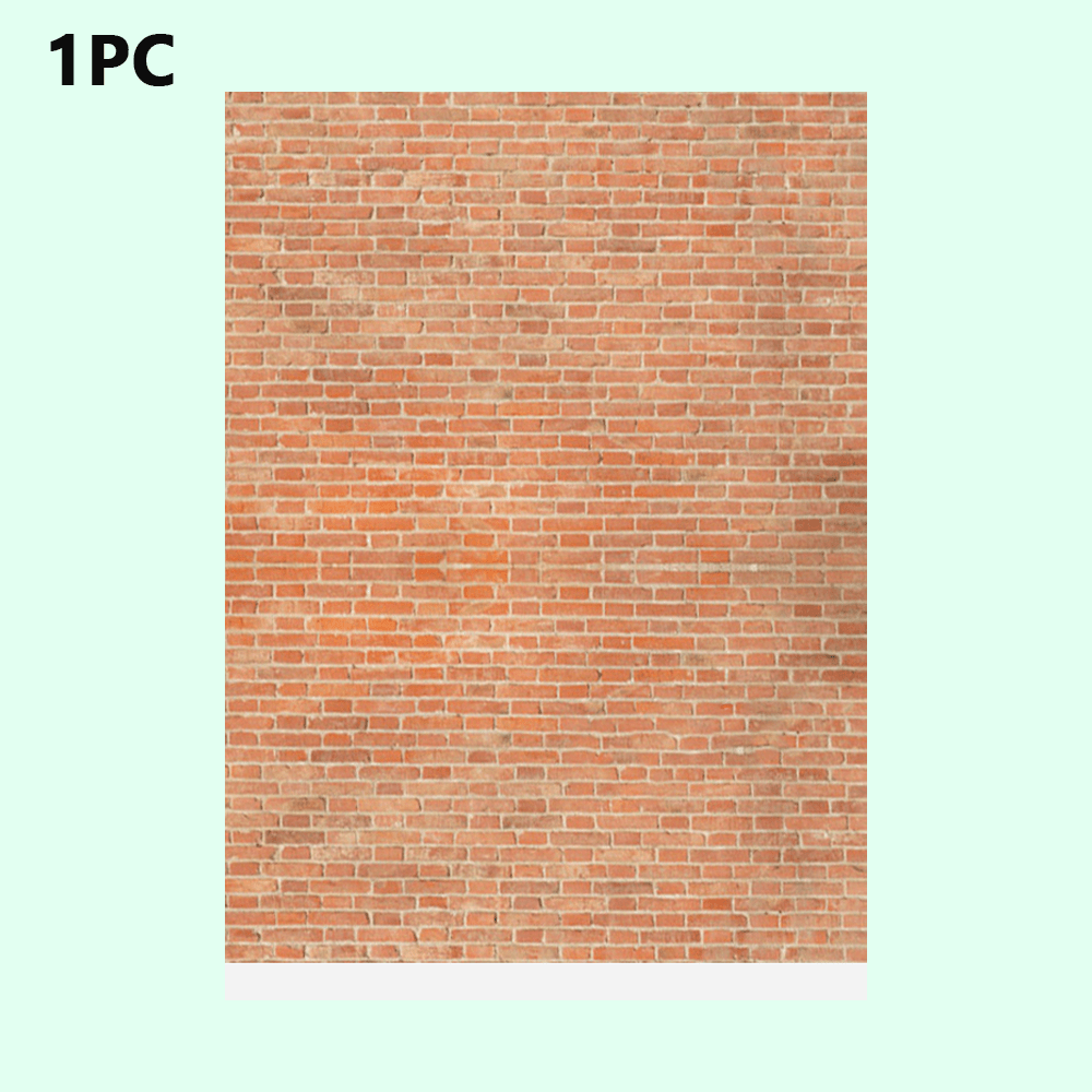 TEMU 1pc Dollhouse Decoration Sticker, Self-adhesive Brick Wall Style Coating Sticker, Accessory For Miniature Model Houses And 3d Model Buildings