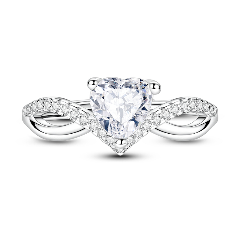 Women's Hypoallergenic Elegant Open Ring, Personalized Gift