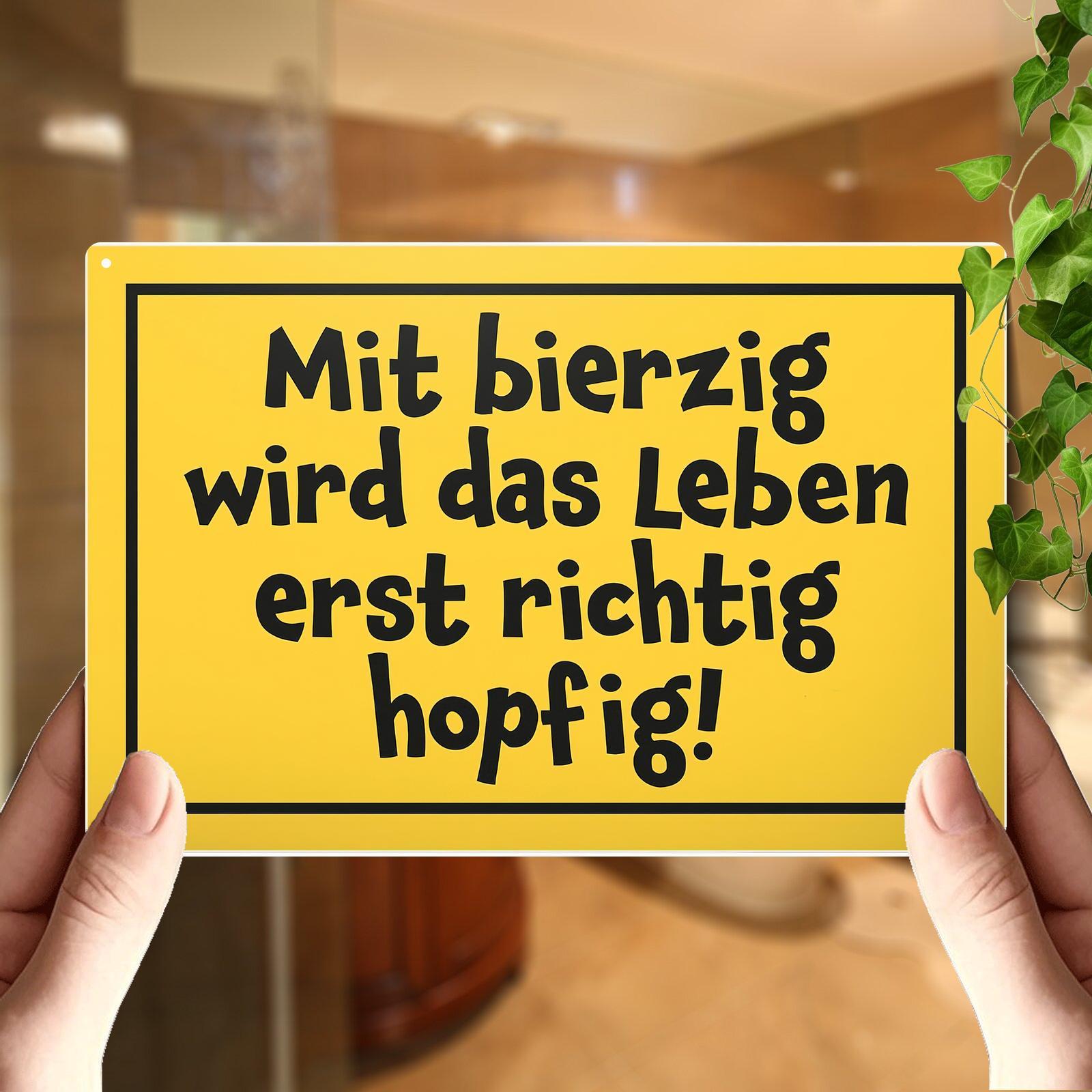 2d Flat - A 2d Aluminum Flat Sign In German, Celebrating A 40th Birthday With 'bierzig Vierzig Jahre'. This Gift Is Perfect For A Male Friend Turning 40, Suitable For Birthday Decorations