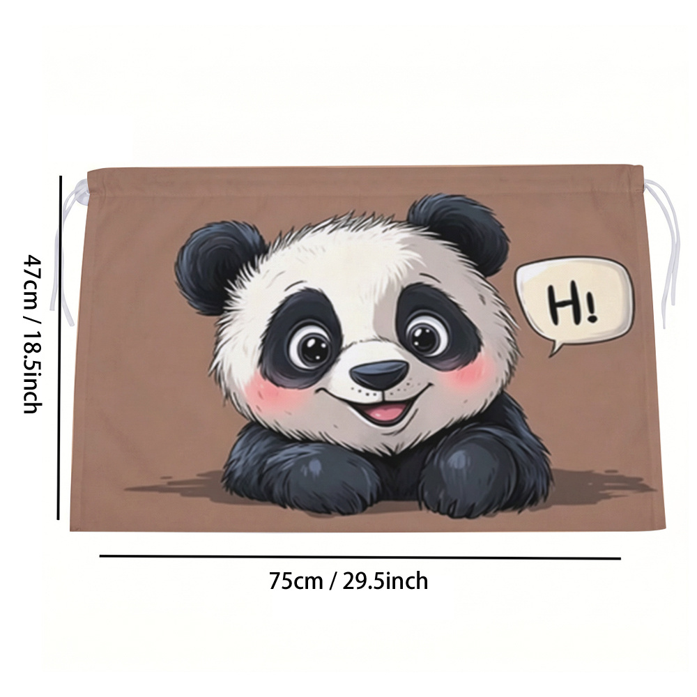 TEMU Panda Waving Sunshade, Suction Cup Side Curtain, Privacy Protection Car Window Shade, 2dflat Interior Accessory, Suitable For Travel, Camping,