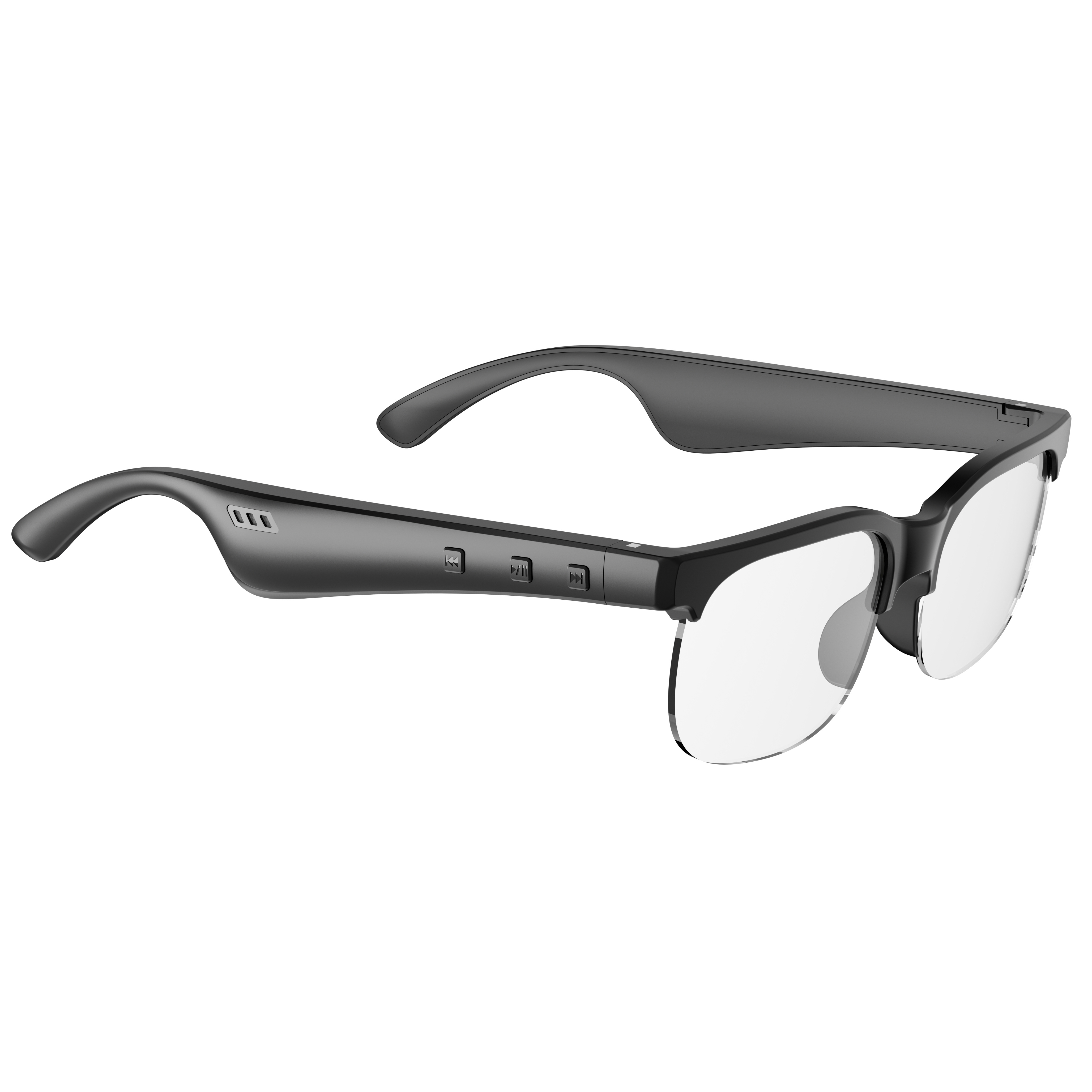 2-In-1 Wireless Audio Glasses with Wireless, USB-C Charging, Stereo Sound, Compatible with Smartphone, Tablet, PC, Laptop - Lightweight Glasses for Gaming, Music, Video Calls - Compatible with Wireless Devices, Multimedia Audio