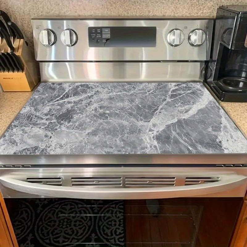 TEMU Protector de Estufa con de Mármol para Impresión 2D, 1 Pieza, 71.88X52.07cm, Resistente al , Antideslizante, Antirrayas, Fácil de Limpiar, Ideal