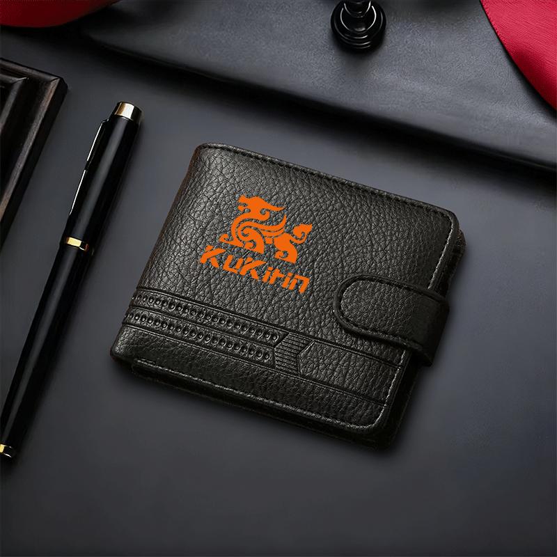 TEMU Business Wallet: A Practical And Essential Wallet Ideal For Work Commutes, Coffee , Weekend , And Dining . It Features A Credit Card Holder, A