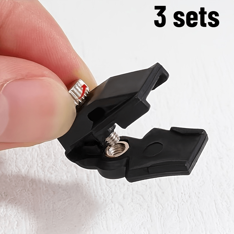TEMU 3/6sets Zipper Repair Kit - Universal Replacement Metal Zipper Fittings, Removable Luggage, Jackets, Clothes, Shoes, Boots, Household Tool Free