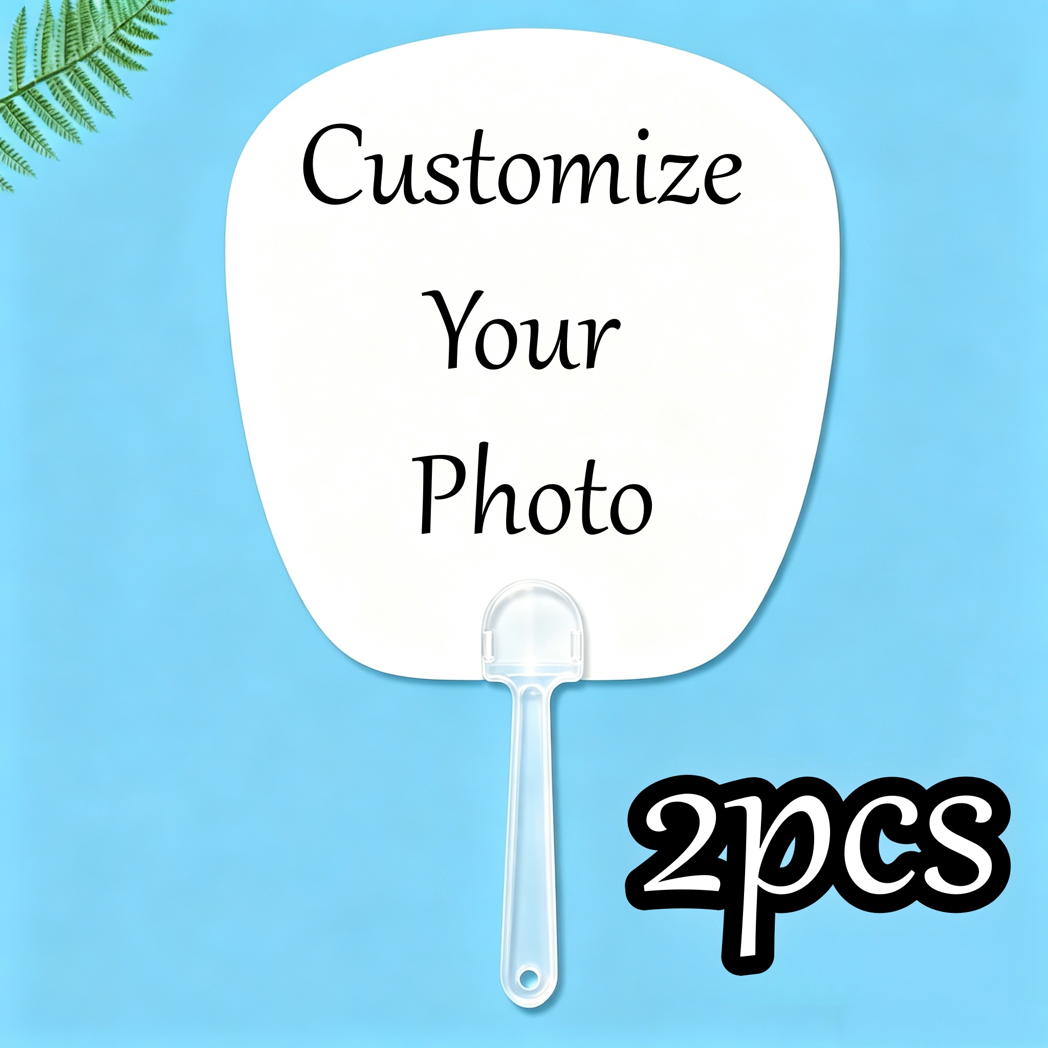 TEMU 16.51x17.5cm Custom Handheld Fan, Couple Style, Friend Style, Creative Gift, Holiday Gift, , Graduation Season, Commemorative Gift, Wedding