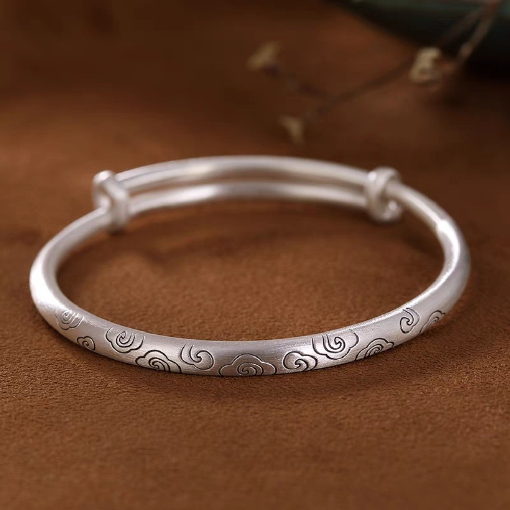 TEMU 999 Sterling Silver Cloud Bracelet - A Gift For Mother, Woman, Sisters, Girlfriend, Her, Best Friend