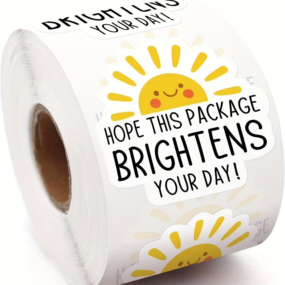 500pcs i   this package brightens   stickers with   design   small businesses handmade products and thank you emails made of durable paper