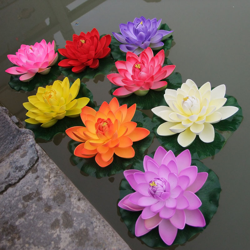 3 stck knstliche wasserlilien lebendige schwimmende blumen - Temu Austria