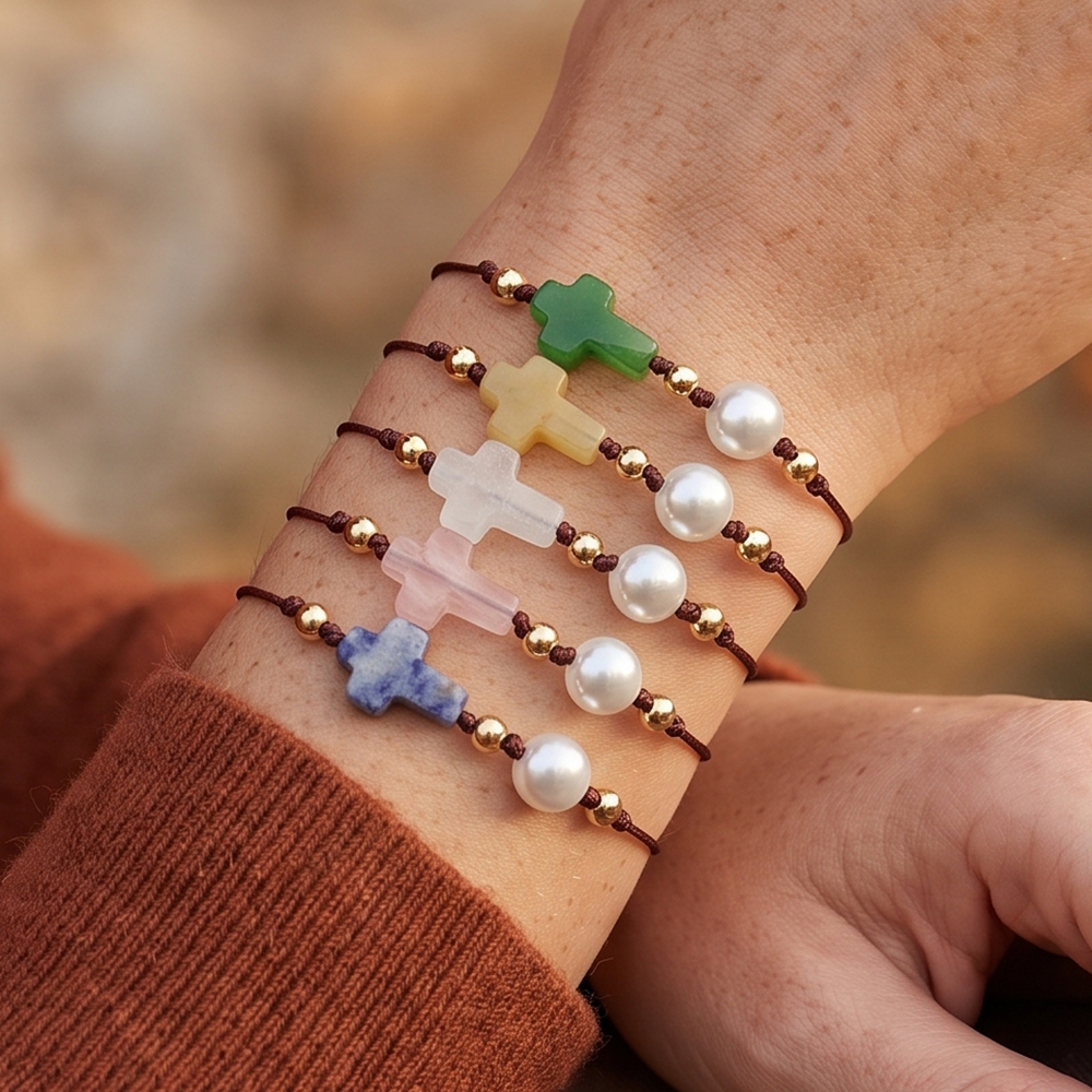 6pc Women's Bracelet and Bangle Set, Multi-Color
