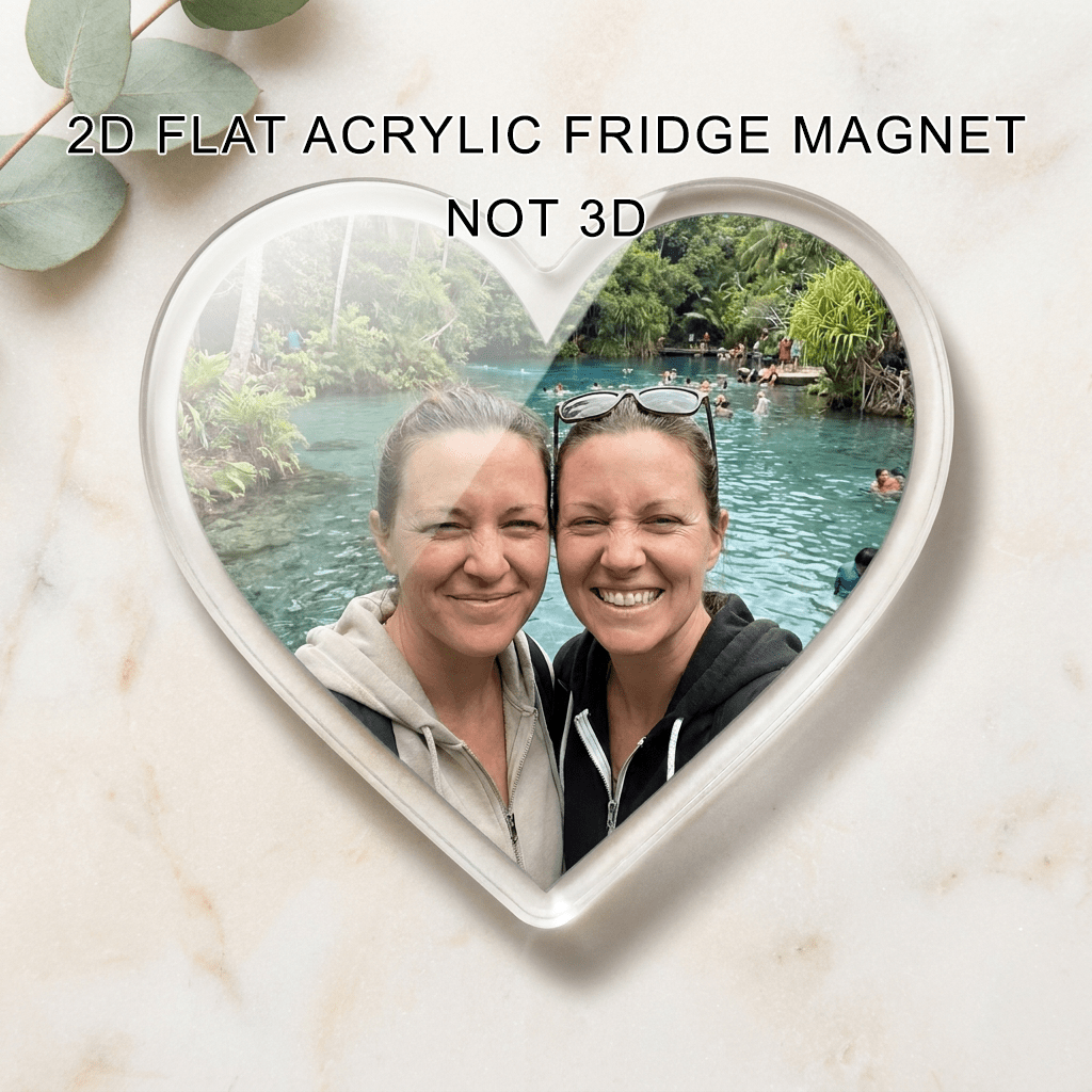TEMU 1pc/3pcs/5pcs Personalized Photo Magnets, Custom Acrylic Travel Fridge Magnets, Vacation Picture Keepsakes, Ideal For Home Kitchen Refrigerator