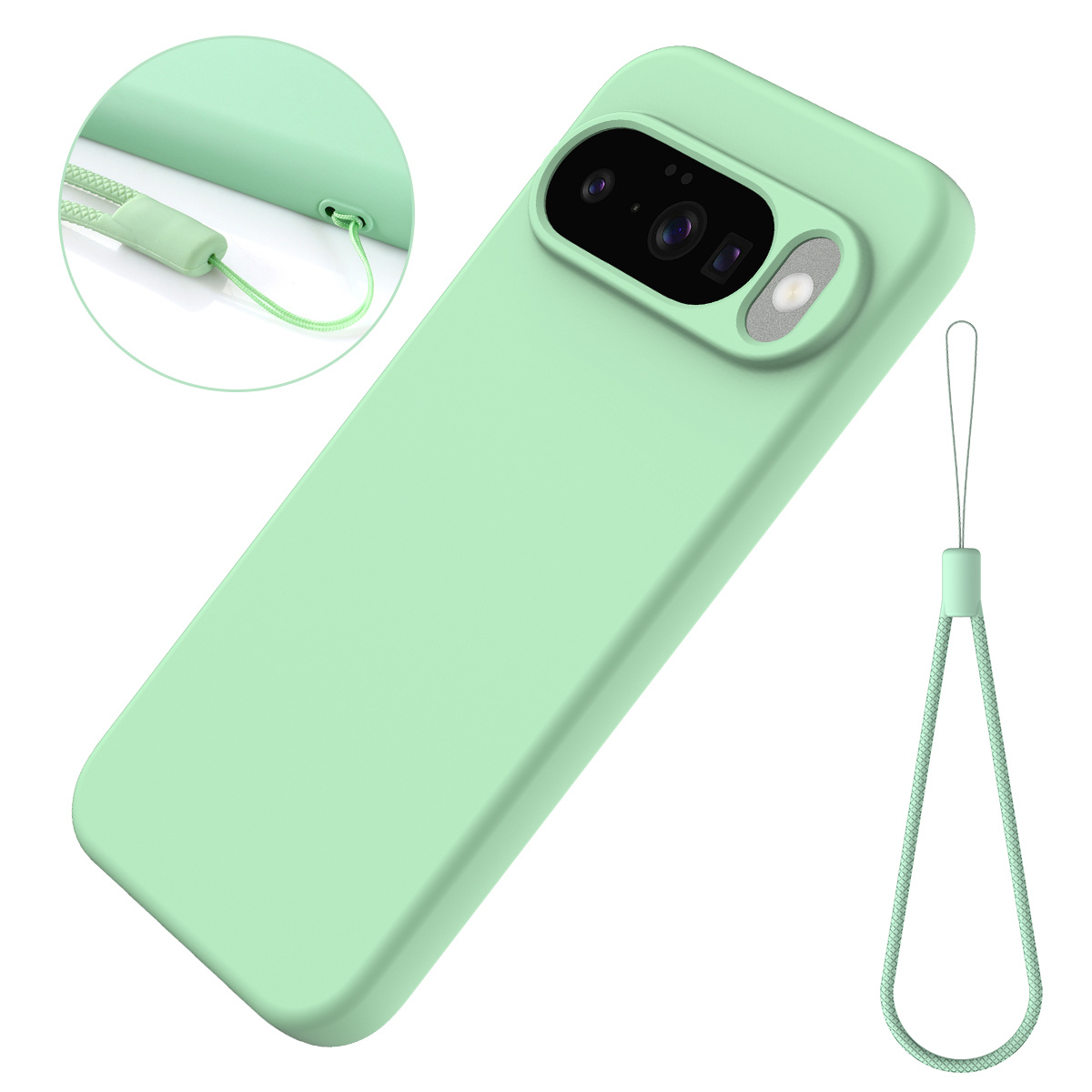 TEMU Phone Case: Silicone Phone Case For Google Pixel 10 Pro Xl, Compatible With Pixel 9 Pro Xl / Pixel 9 Pro, Simple Drop-proof Protective Cover,