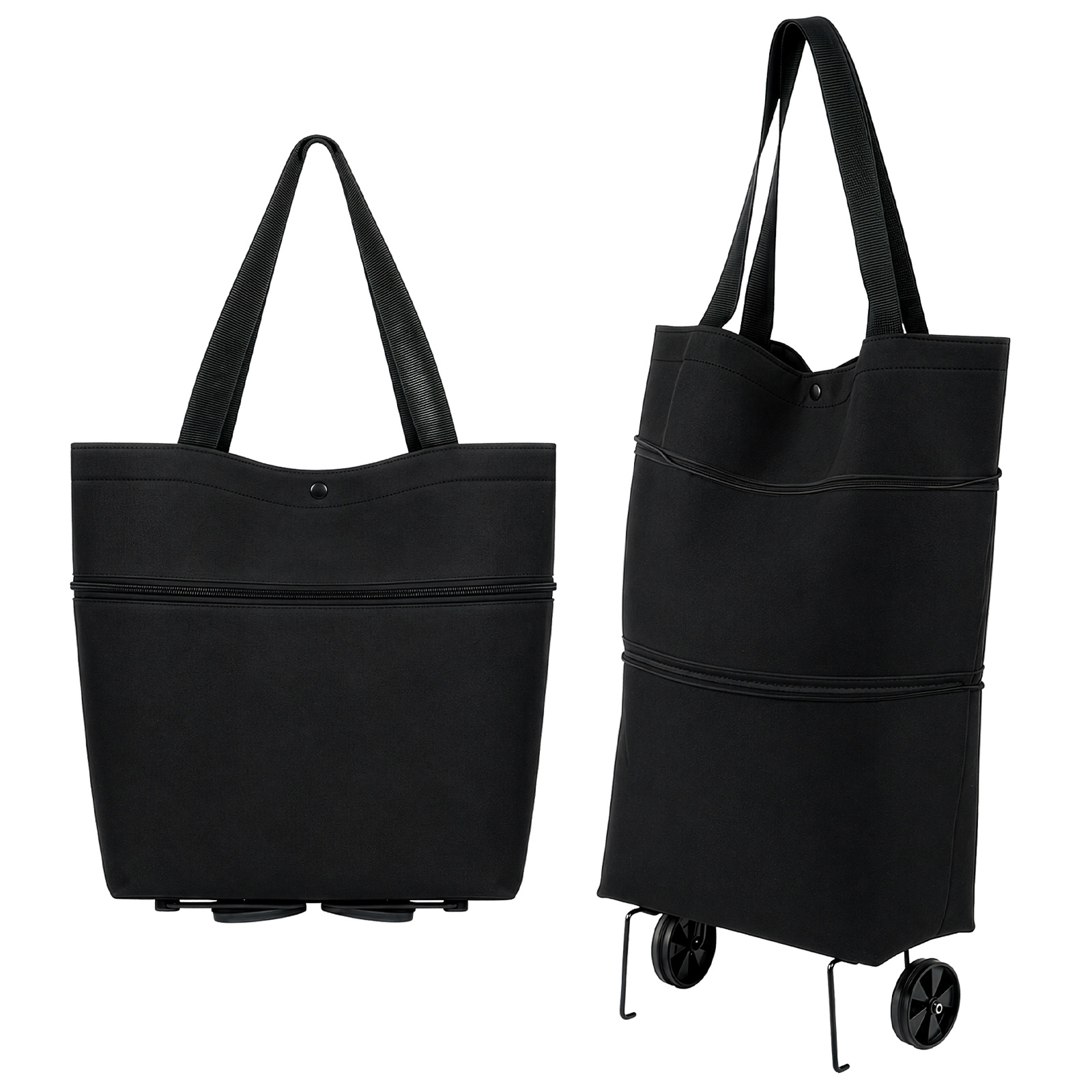 Image of A Versatile Shopping Cart That Can Serve As A Shopping Cart And A Shopping Bag. Trolley Is Perfect For Home Use, And With Its A Trendy Tool For Shopping