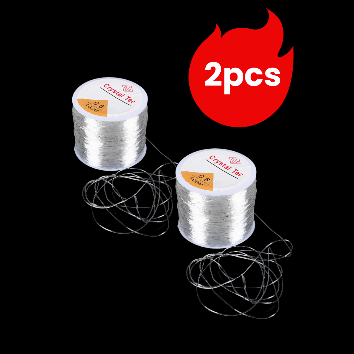 E-shop 2er-Pack Armband Halskette Herstellungsmaterial - Robuste und flexible Bastelzubehör, Armbandweben, Halskettendesign Scroll-Stil, Perlen