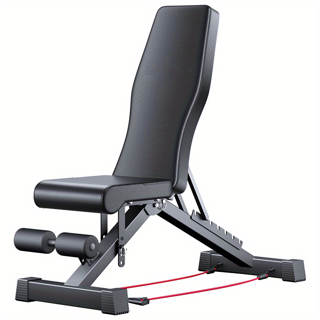Adjustable Sit Up Abdominal Bench Foldable Press Weight Gym Ab Exercise Fitness