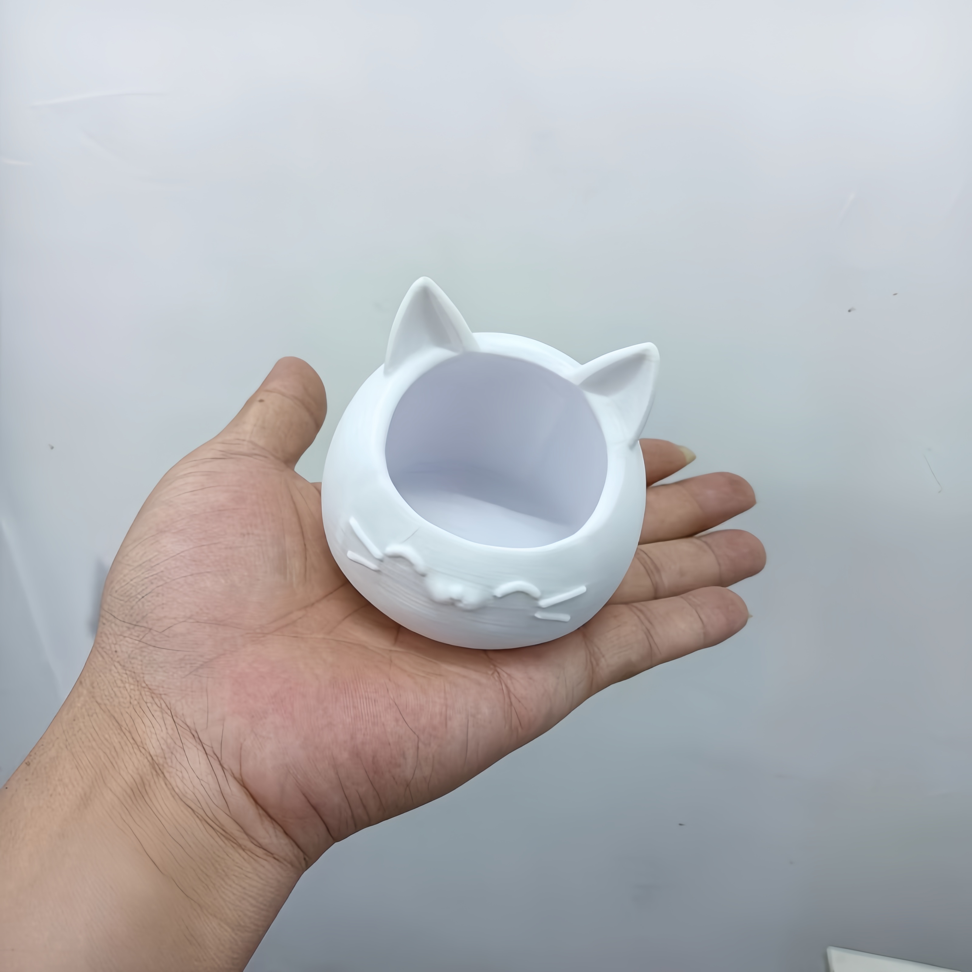 TEMU Mini-Aufbewahrungsbox in Cartoon-Katzenform für verschiedene Gegenstände, Ring- Armband-Organizer im süßen mädchenhaften Stil, exquisite