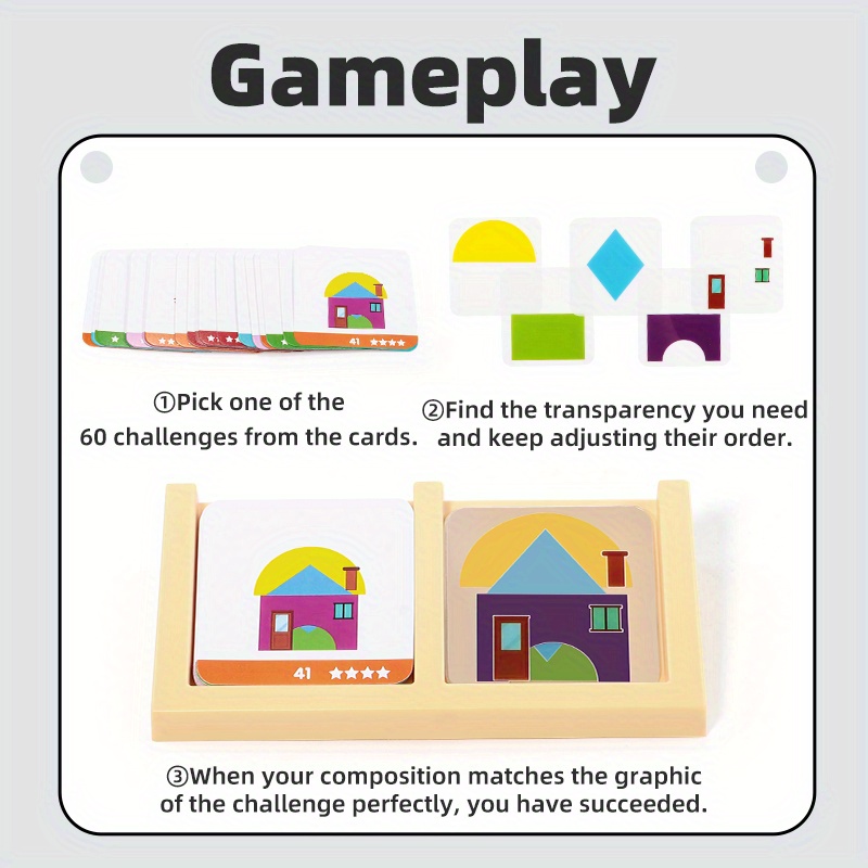 Geometric Space Thinking Training Table Game Toys