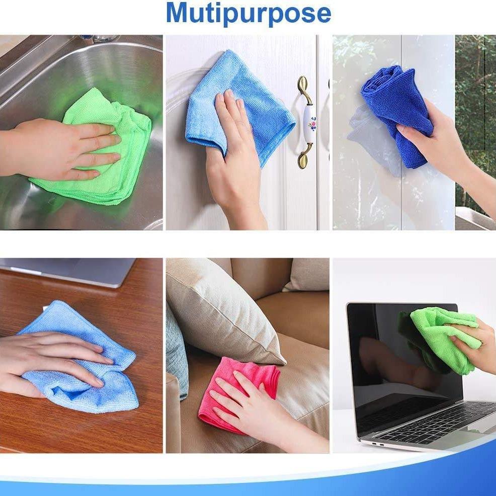 15pcs multi purpose cleaning towel set reusable quick drying towels multi purpose water absorption home   room bedroom bathroom   stain removal towels Product details 4