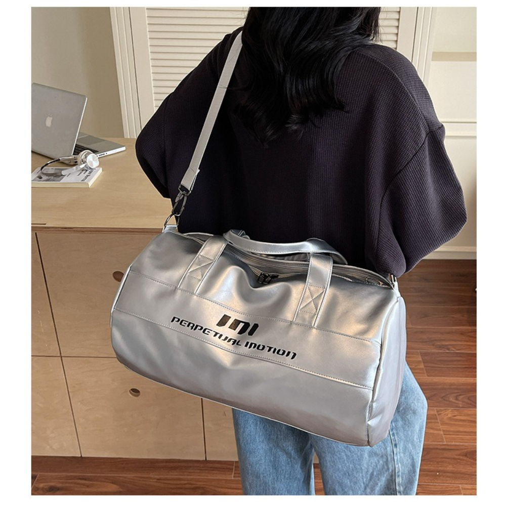 Durable & Sturdy Gym Bag, Large Capacity, Soft Texture, Handheld & Crossbody Travel Sports Bag
