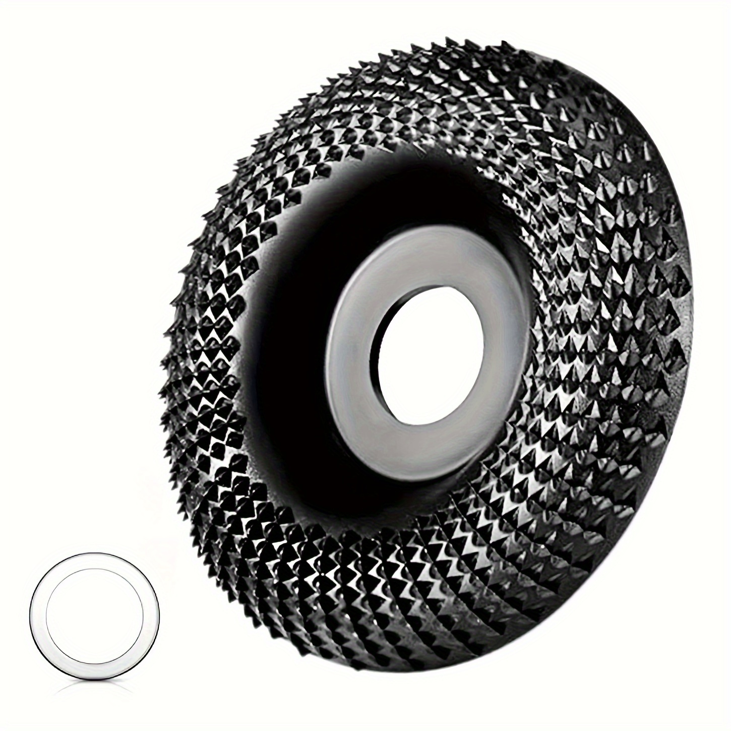 Image of 125mm High-quality Carbon Steel Wood File Disc For Angle Grinders - Sharp Teeth For Efficient Shaping And Grinding, Compatible With 22mm Inner Shaft - Perfect For Woodworking, Carving, And More